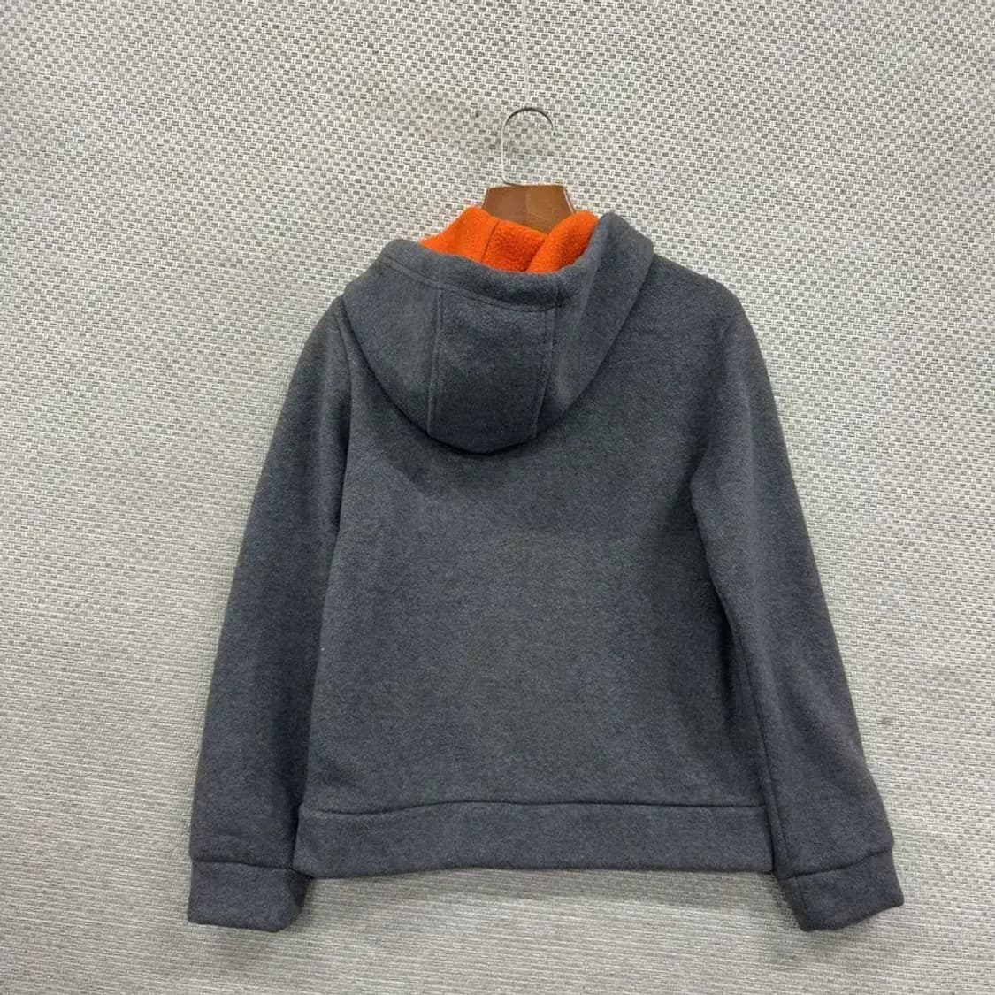 게스 캐주얼 자수로고 플리스 후리스 후드집업 XS A04946 상품이미지2