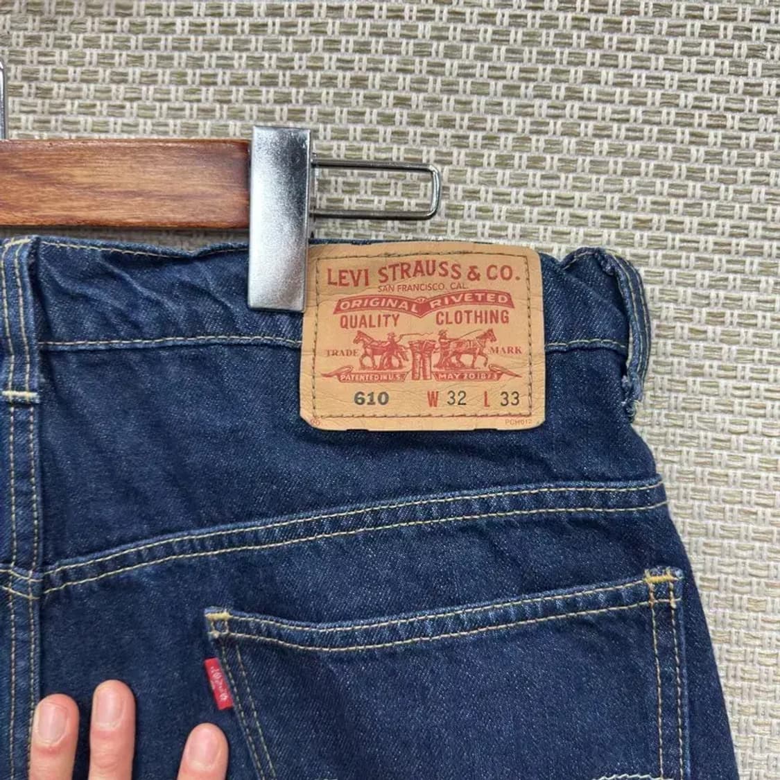 리바이스 610 캐주얼 데님 청바지 32인치 A04956 상품이미지3