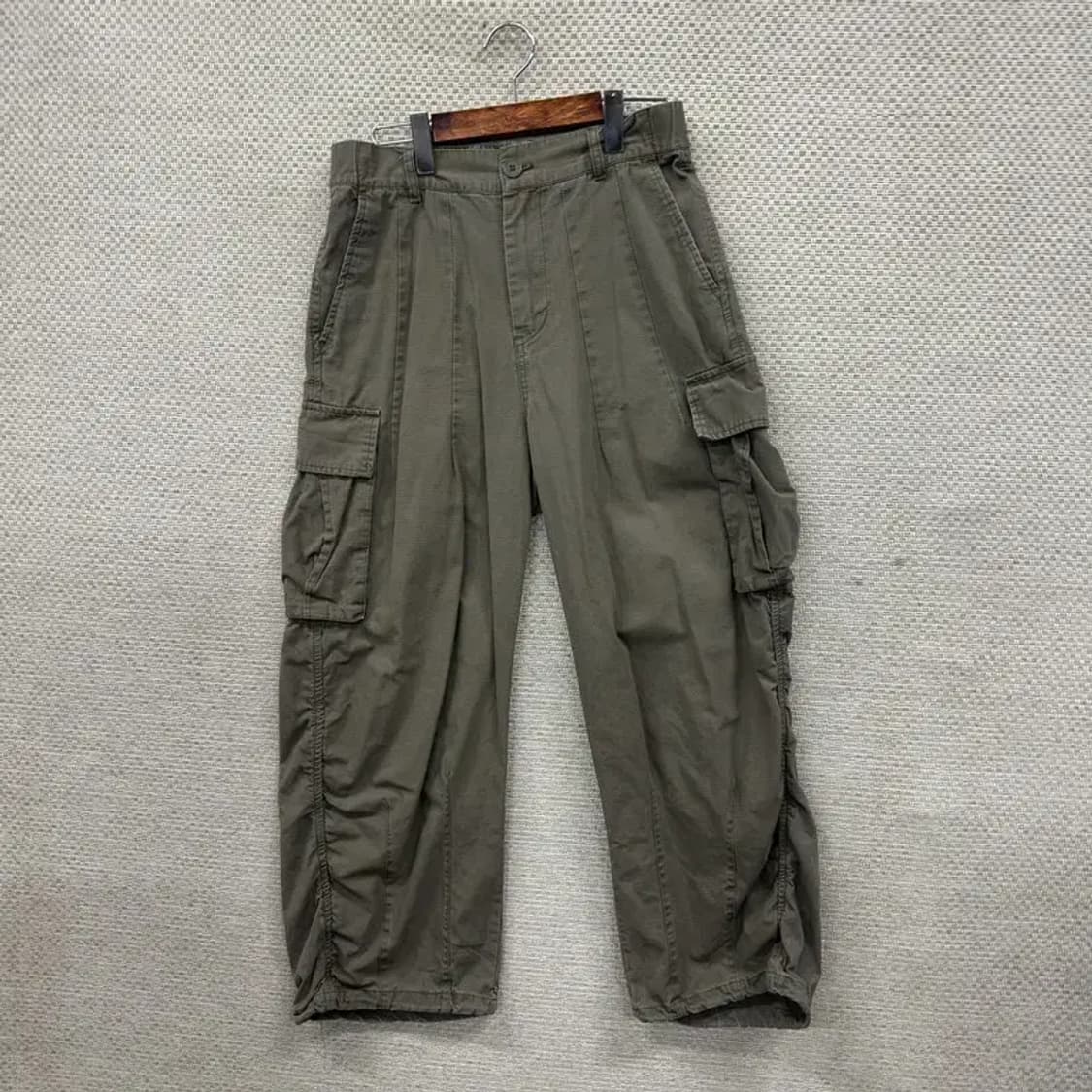 에이치앤엠 Y2K 밴딩 카고팬츠 면바지 S A04958 상품이미지1