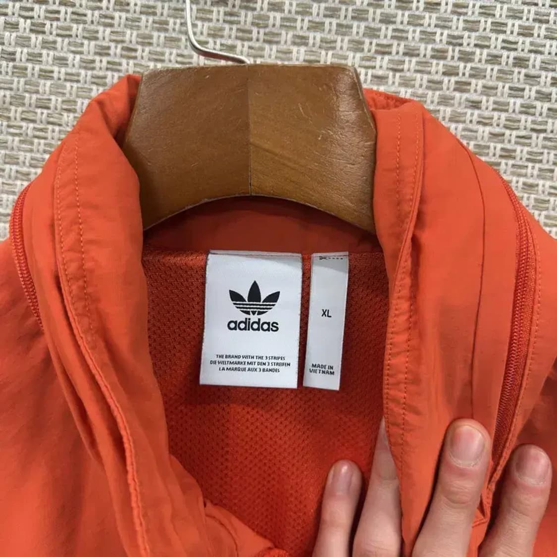 아디다스 스펠아웃 배색 아노락 반집업 바람막이 XL A04934 상품이미지3