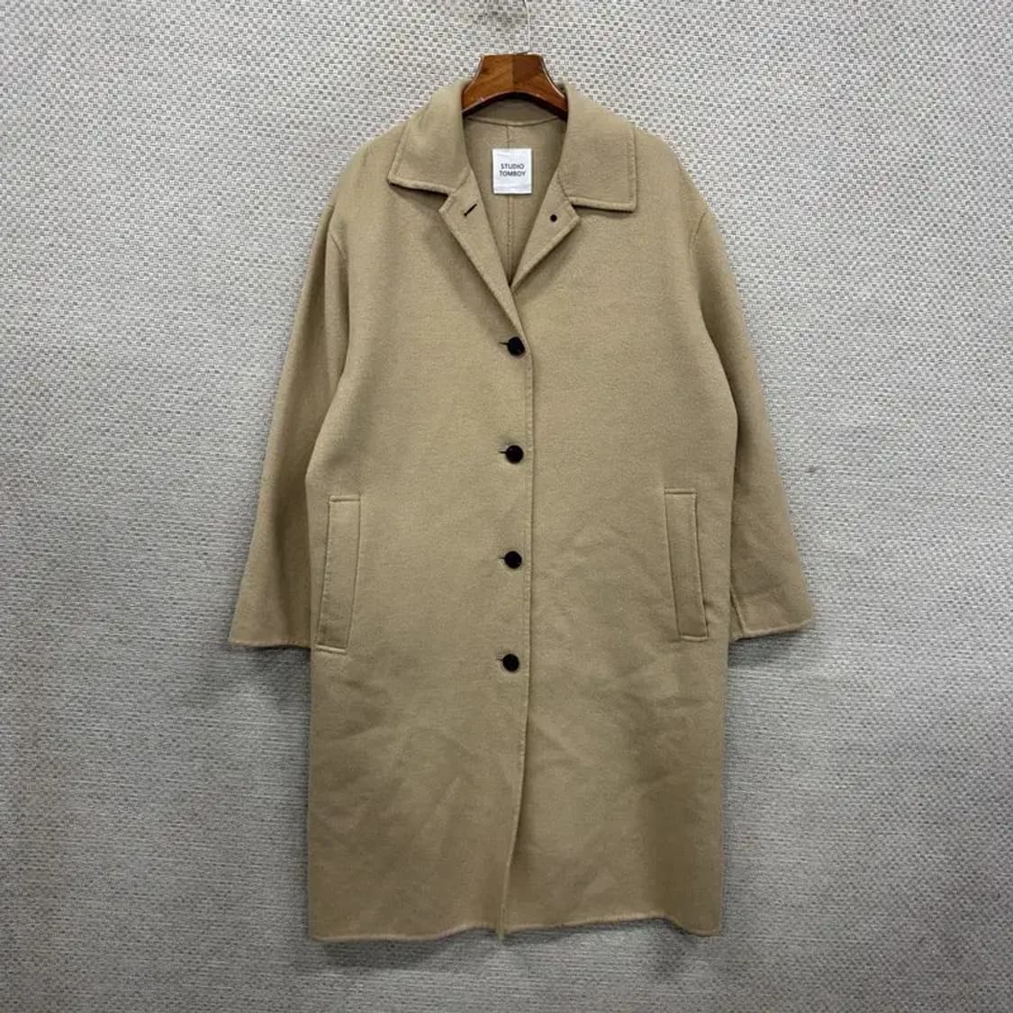 스튜디오톰보이 캐주얼 울 캐시미어 롱 코트 자켓 80 A04942 상품이미지1