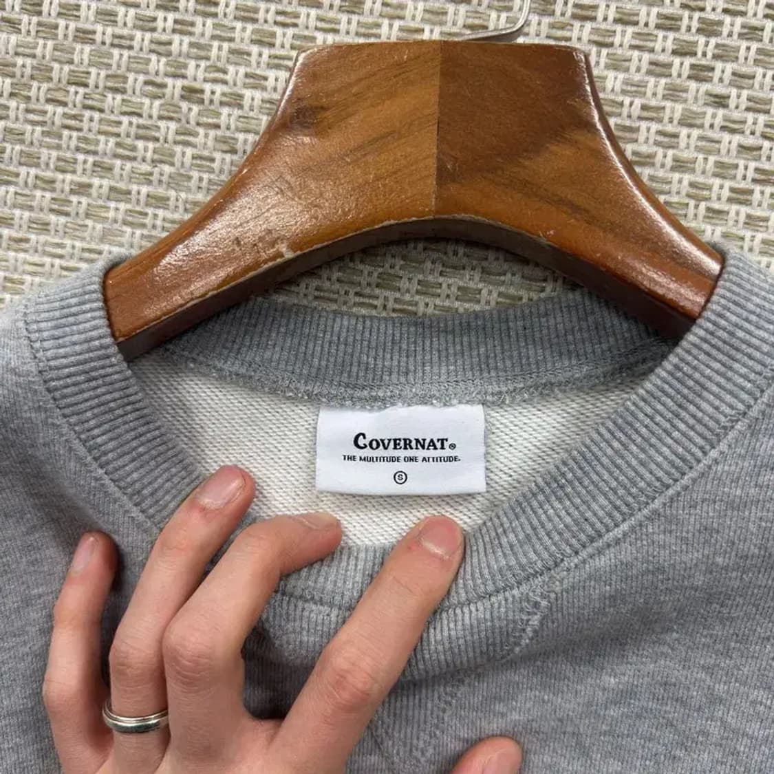 커버낫 캐주얼 빅로고 스웻셔츠 맨투맨 S A04944 상품이미지3