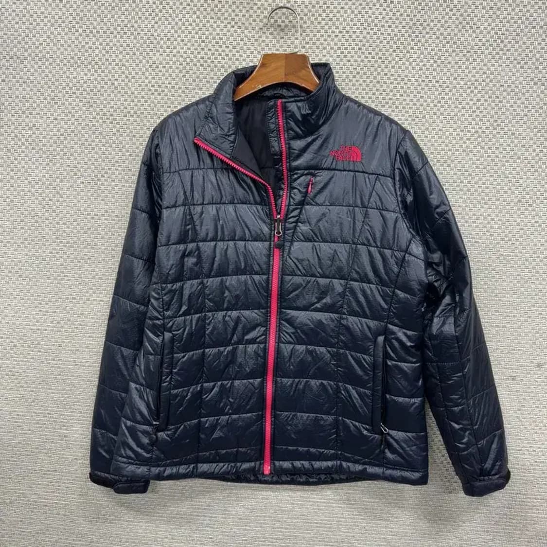 노스페이스 아웃도어 자수로고 퀄팅 패딩 자켓 90 A04947 상품이미지1