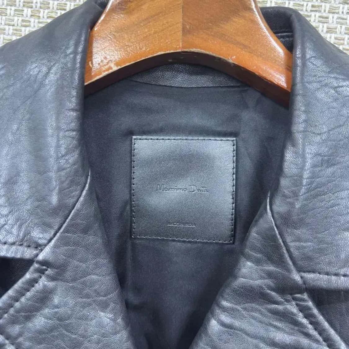 마시모두띠 캐주얼 양가죽 블레이저 자켓 XS A04952 상품이미지3