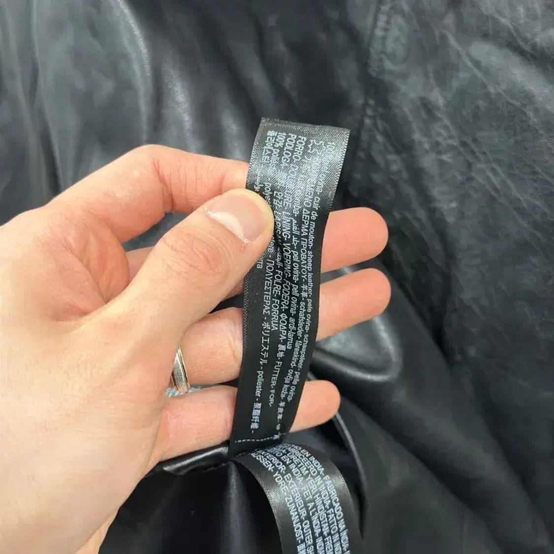 마시모두띠 캐주얼 양가죽 블레이저 자켓 XS A04952 상품이미지4