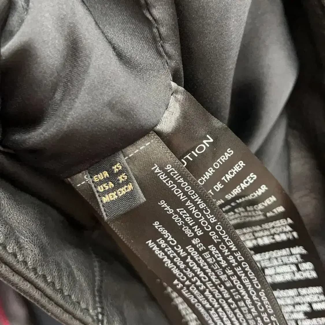 마시모두띠 캐주얼 양가죽 블레이저 자켓 XS A04952 상품이미지5