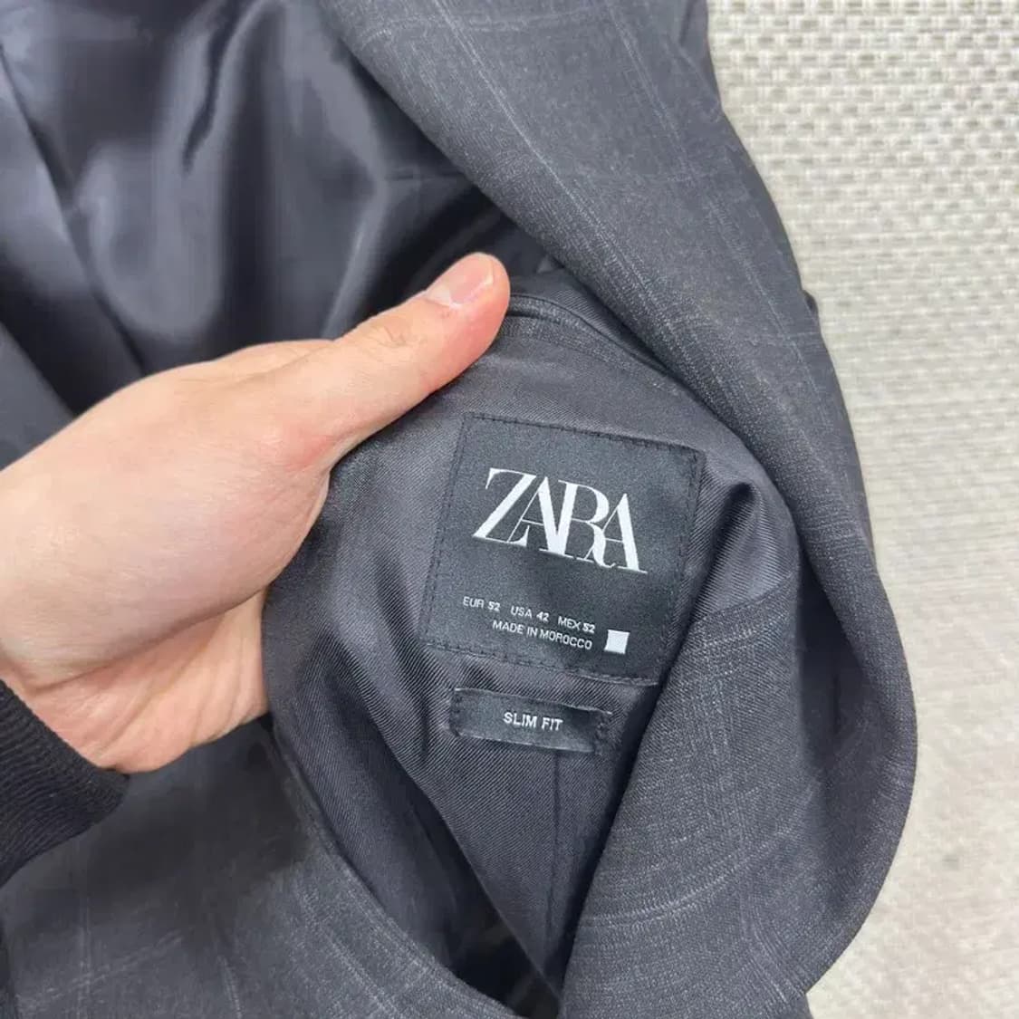 자라 ZARA 캐주얼 버튼 블레이저 자켓 USA42 A04954 상품이미지3