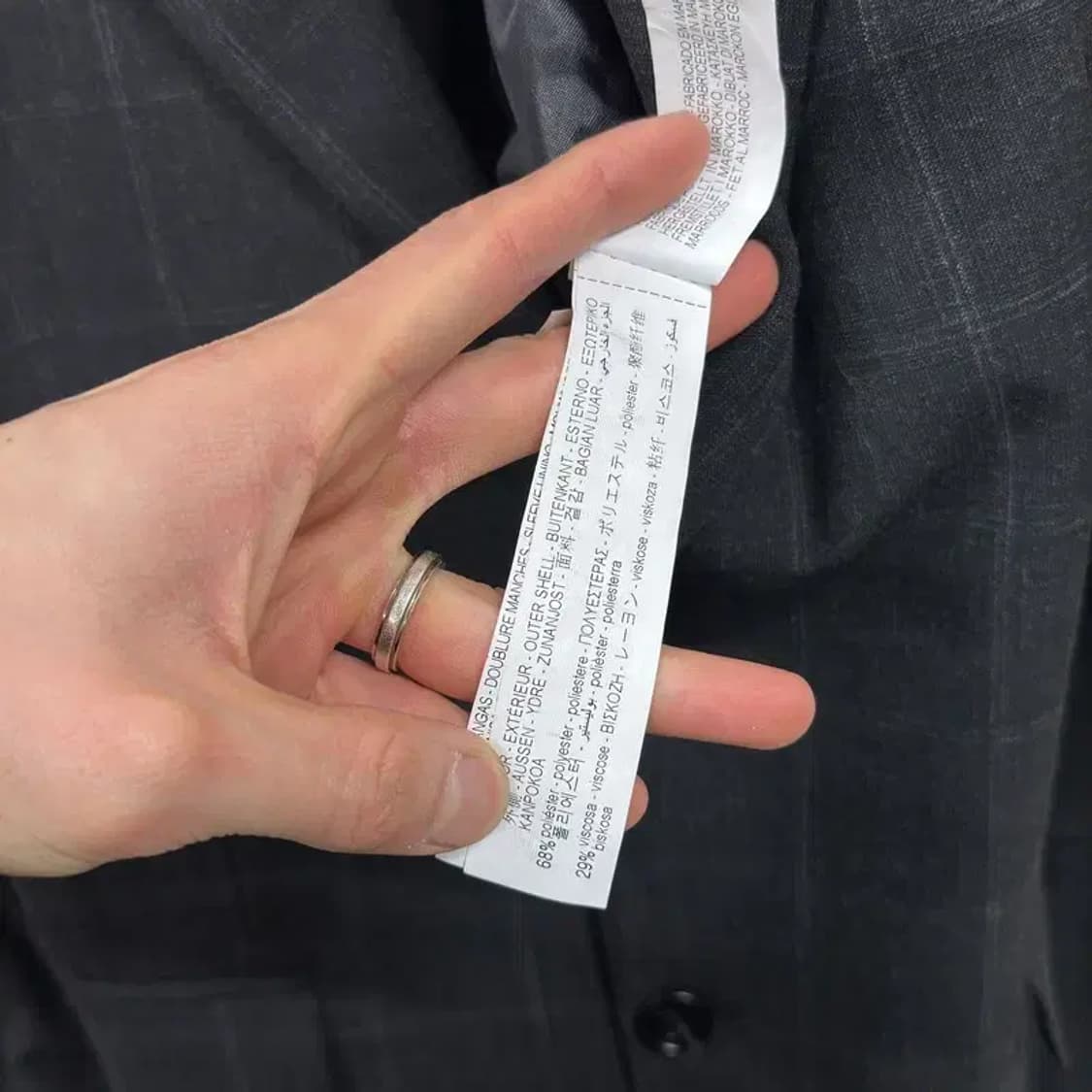 자라 ZARA 캐주얼 버튼 블레이저 자켓 USA42 A04954 상품이미지5