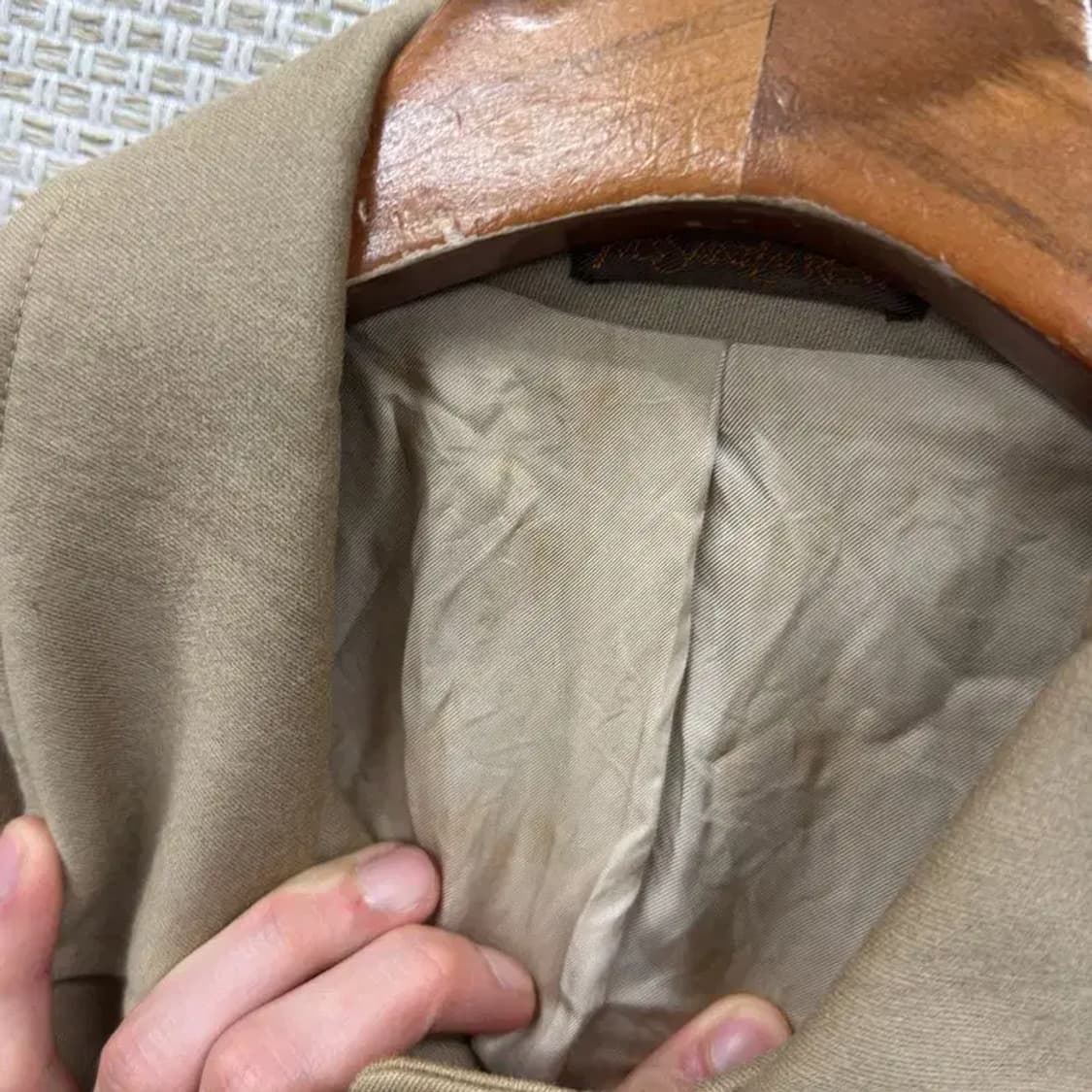 입생로랑 YSL 정품 90s 울 롱 코트 자켓 56 A05006 상품이미지6