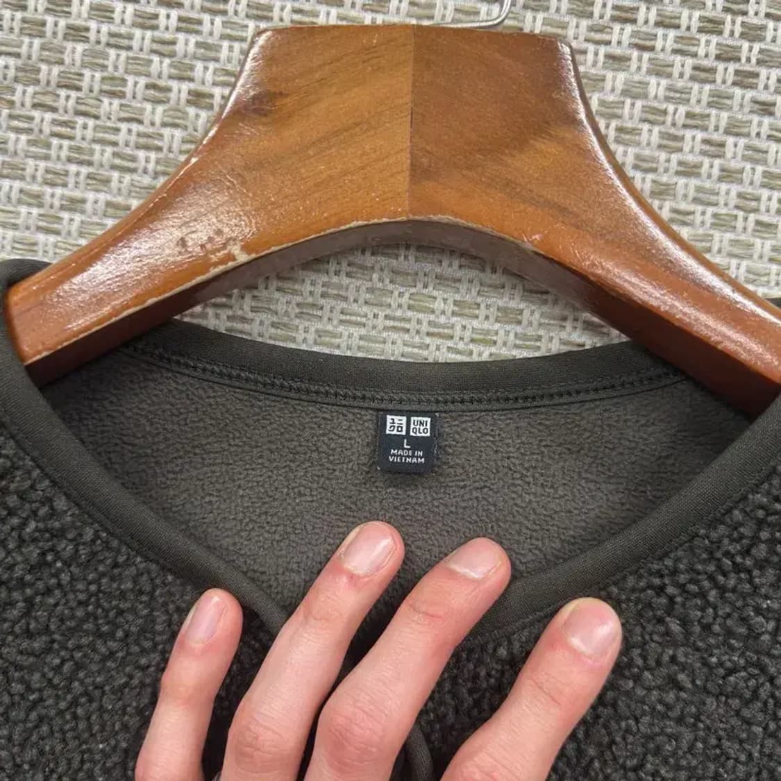 유니클로 캐주얼 양털 플리스 후리스 L A05010 상품이미지3