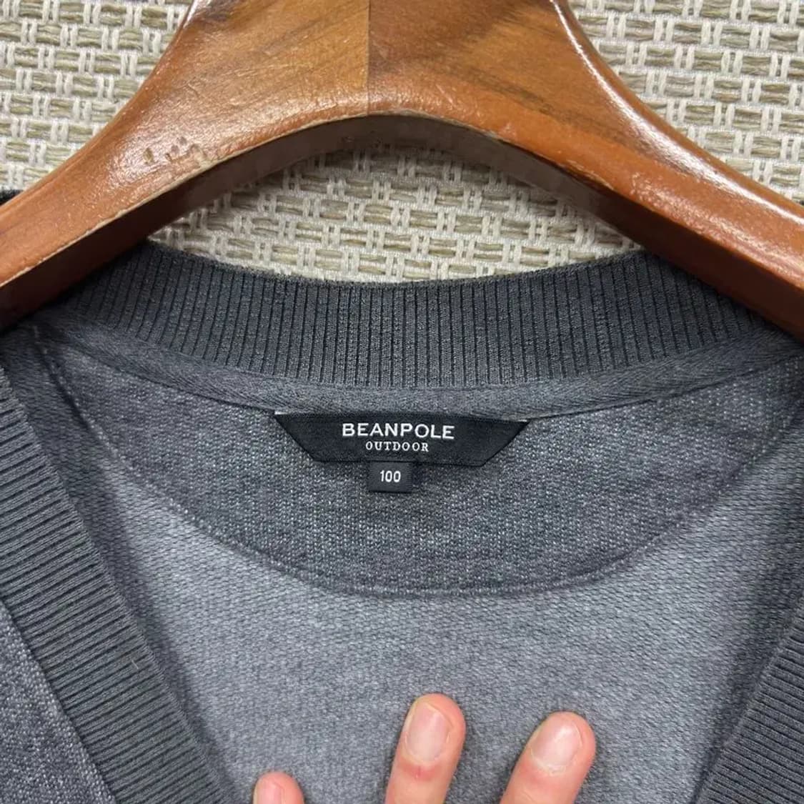 빈폴 캐주얼 자수로고 면 가디건 100 A05017 상품이미지3