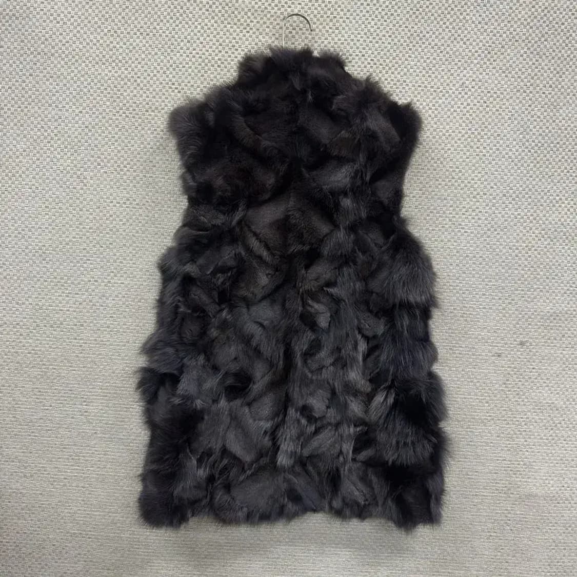 디데무 천연모피 여우털 폭스퍼 털 조끼 베스트 66 A05018 상품이미지2