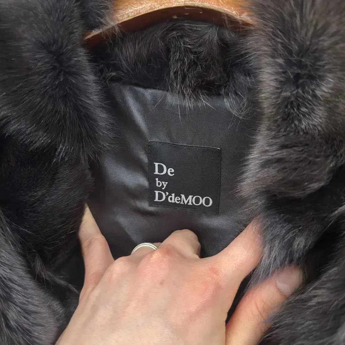디데무 천연모피 여우털 폭스퍼 털 조끼 베스트 66 A05018 상품이미지3