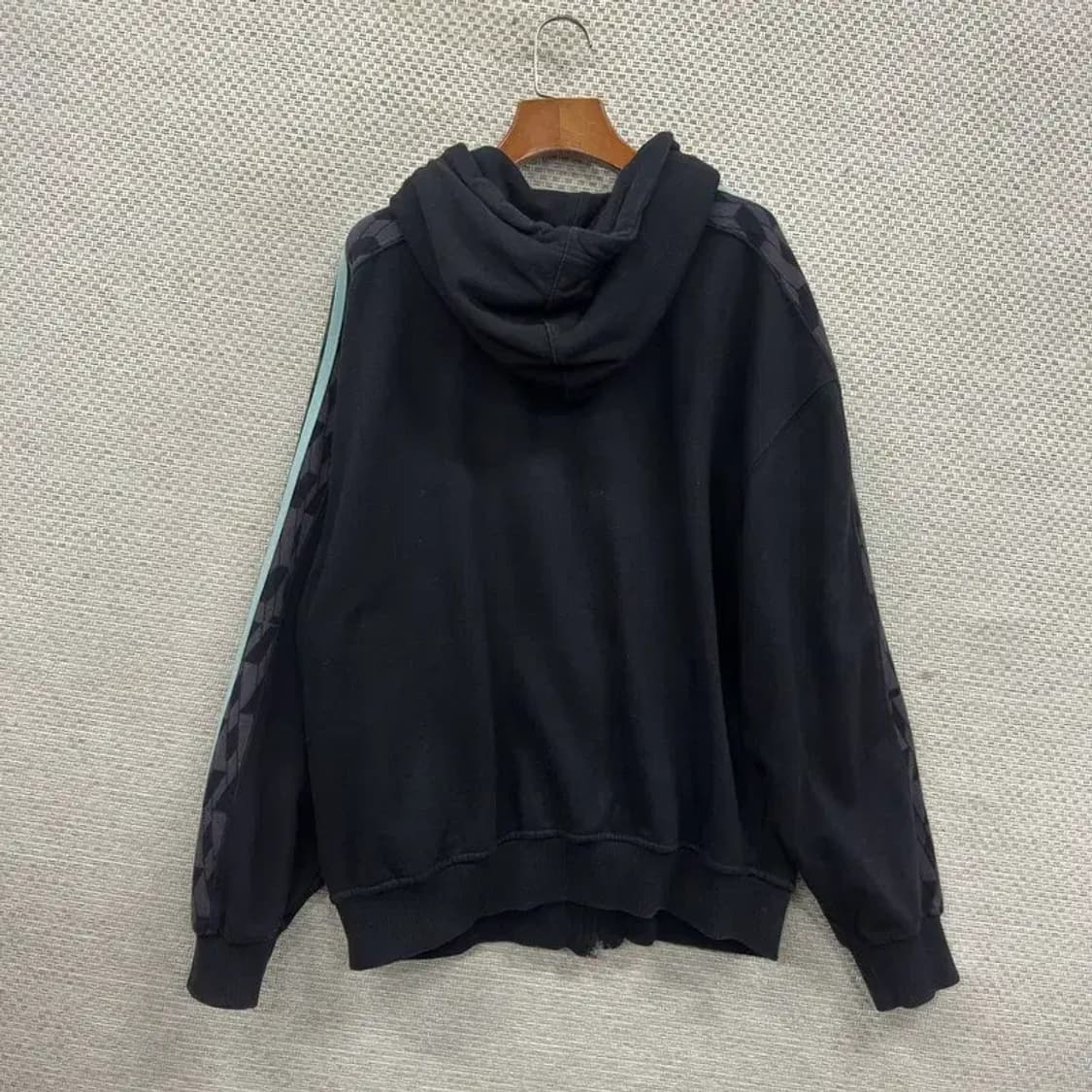 널디 캐주얼 오버핏 프린팅로고 후드집업 M A05019 상품이미지2