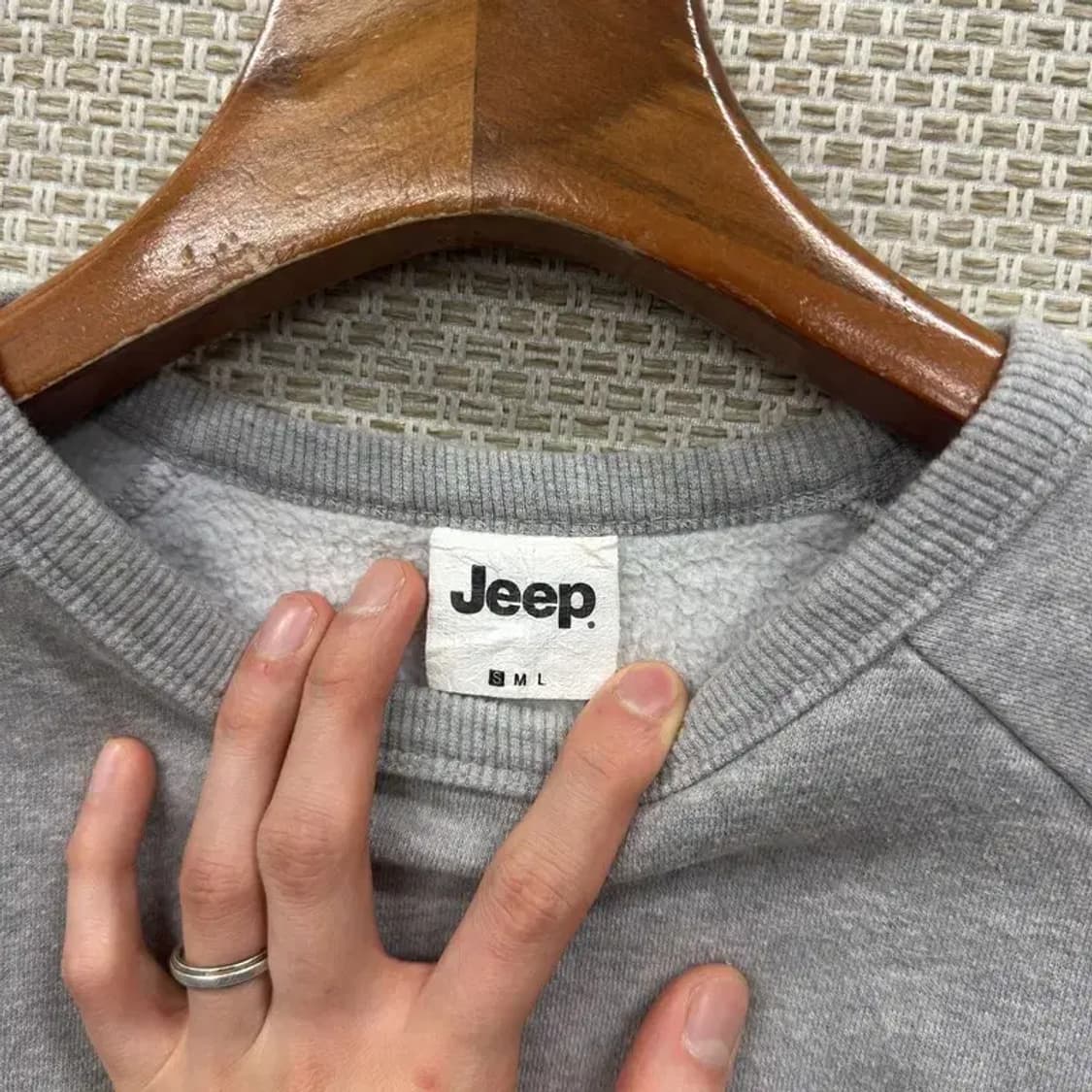 지프 JEEP 캐주얼 프린팅로고 약기모 스웻셔츠 맨투맨 S A05030 상품이미지3