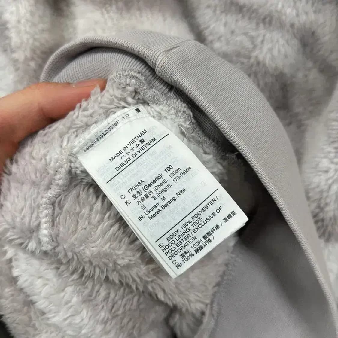 나이키 조던 밀리터리 카모 셰르파 후드티 M A05033 상품이미지4