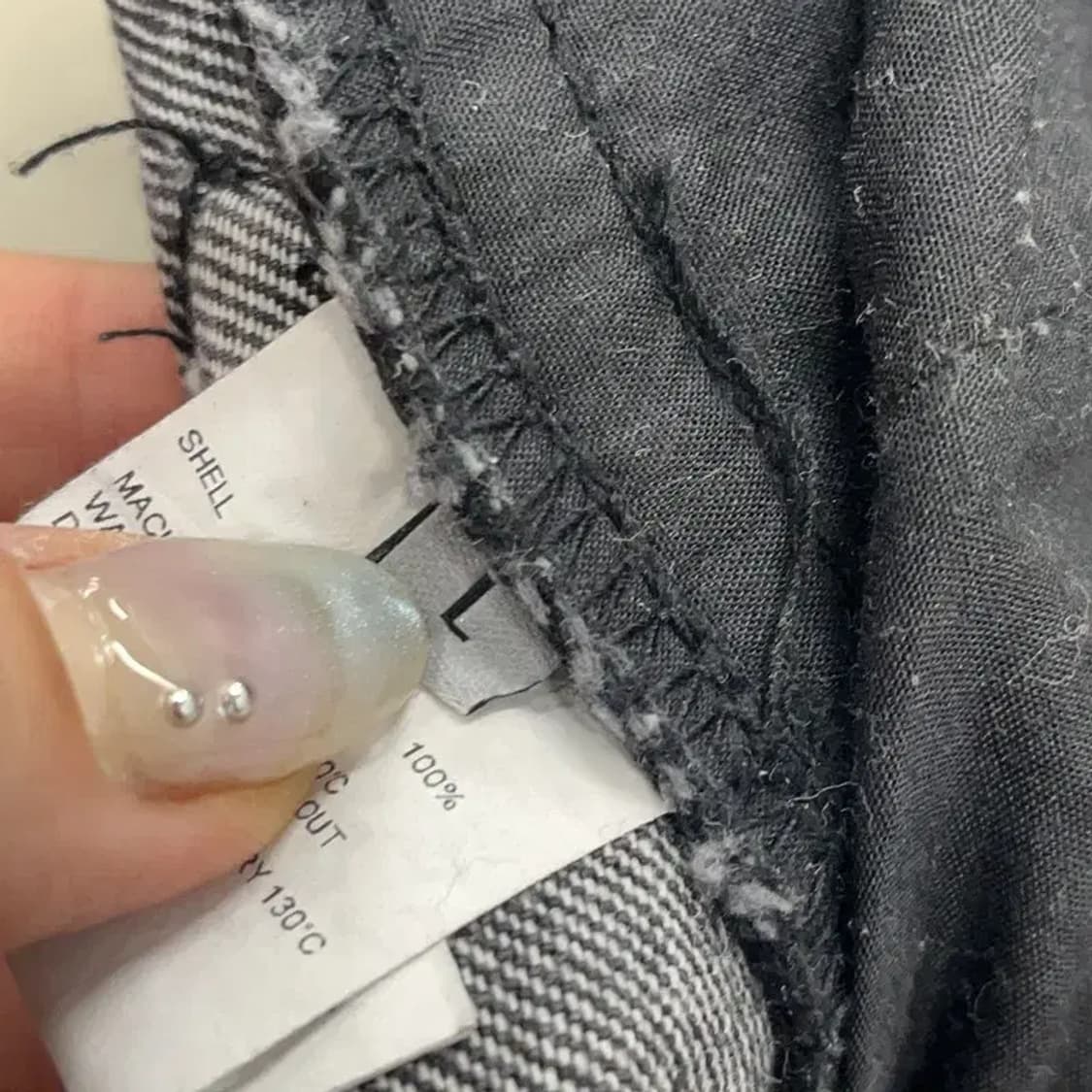 비바스튜디오 캐주얼 컷팅진 흑청바지 L A05037 상품이미지6