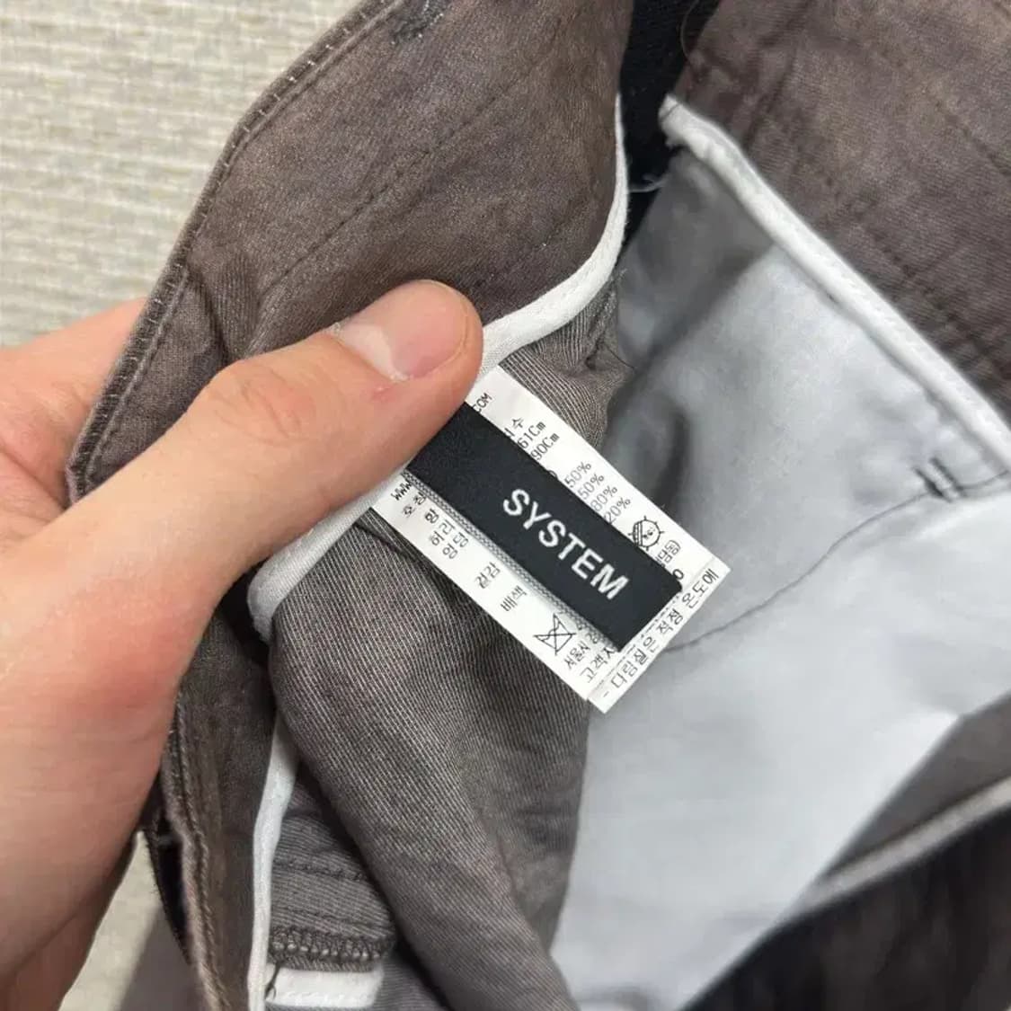 시스템 한섬 캐주얼 코튼팬츠 면바지 61 A05039 상품이미지3
