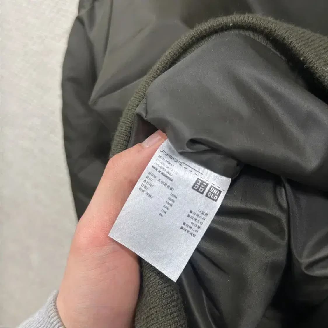 유니클로 캐주얼 여성 항공점퍼 자켓 M A05011 상품이미지4