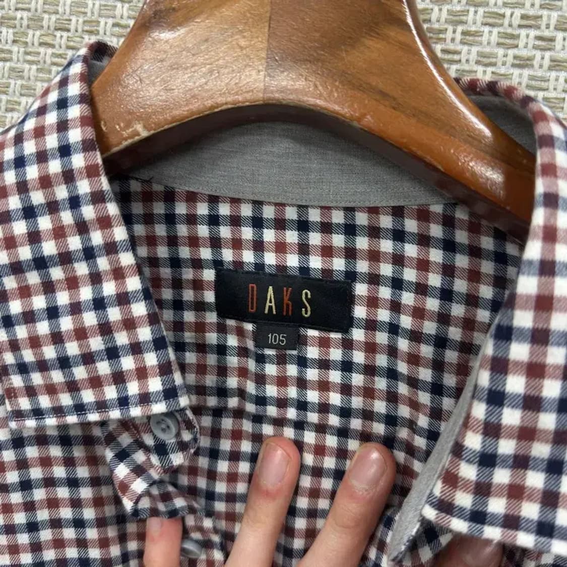 닥스 캐주얼 자수로고 긴팔 셔츠 105 A05025 상품이미지3