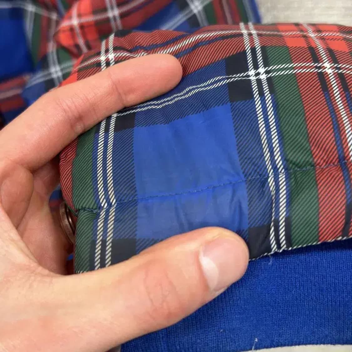 유니클로 JW 앤더슨 깃털 다운 체크 패딩 점퍼 S A05009 상품이미지6