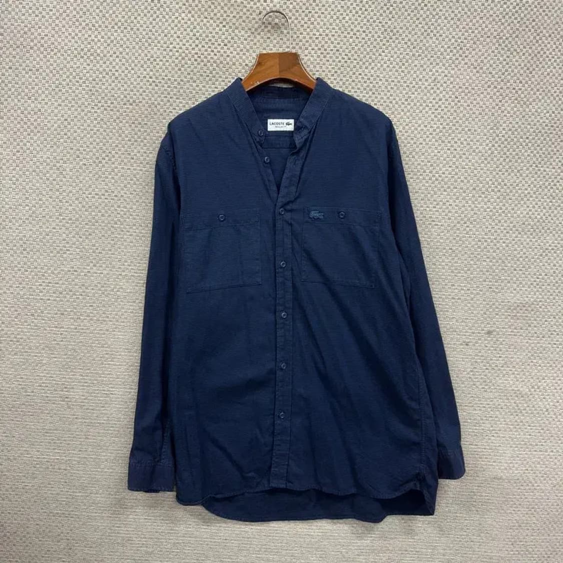 라코스테 캐주얼 자수로고 헨리넥 긴 셔츠 95 A05027 상품이미지1
