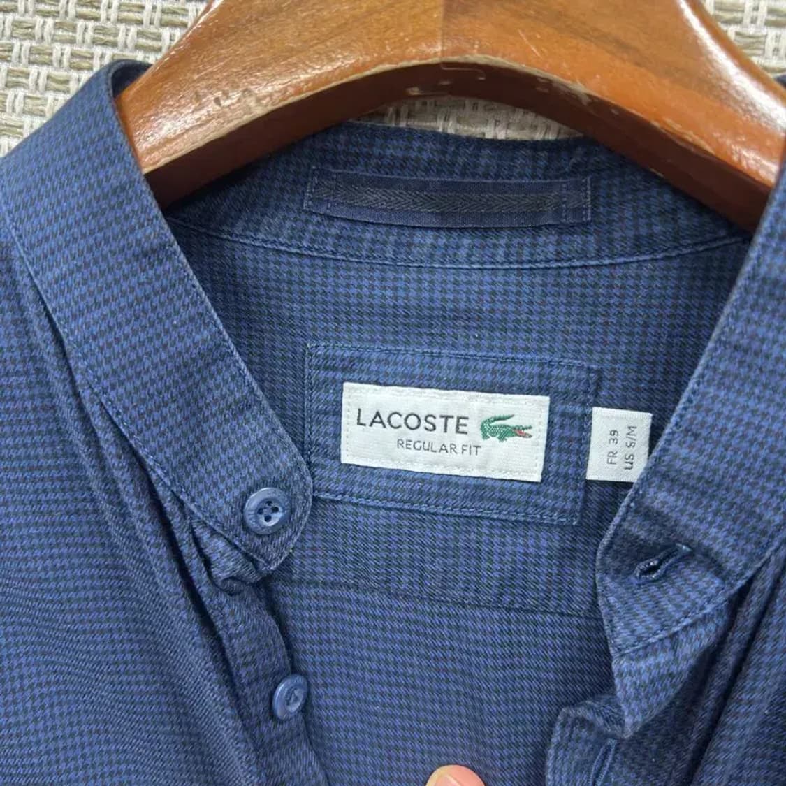 라코스테 캐주얼 자수로고 헨리넥 긴 셔츠 95 A05027 상품이미지3