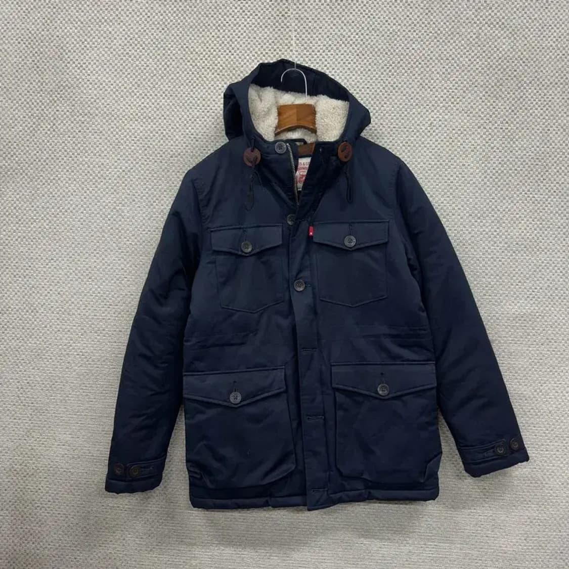 리바이스 캐주얼 양털후드 야상 패딩 점퍼 S A05022 상품이미지1