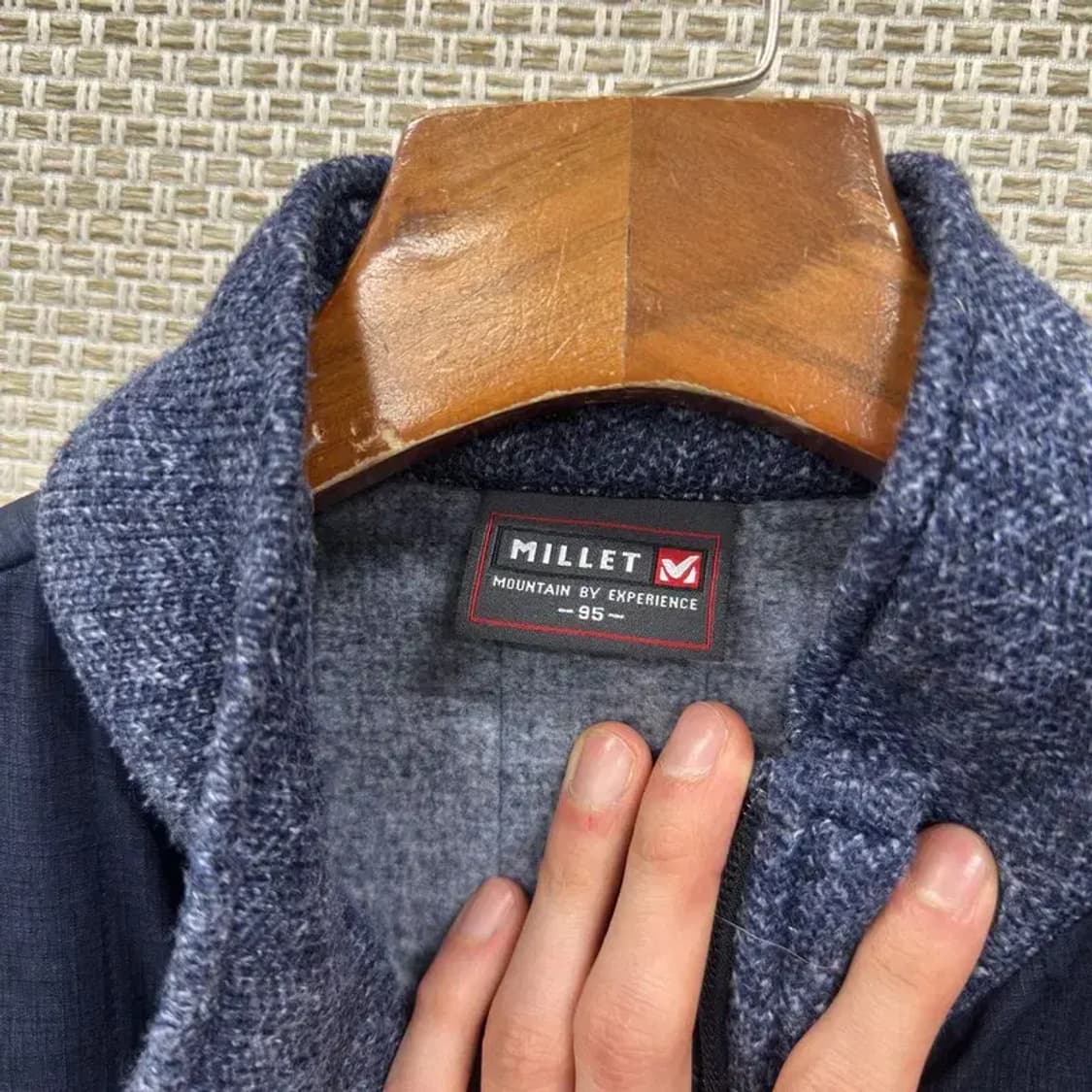 밀레 아웃도어 자수로고 플리스 후리스 집업 95 A05031 상품이미지3