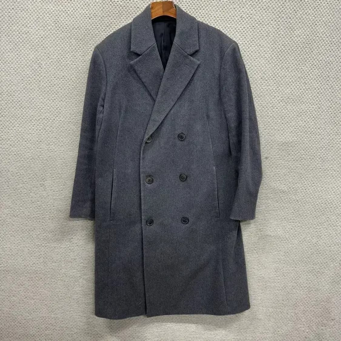 띠어리 울 캐시미어 더블코트 롱코트 95 A05085 상품이미지1