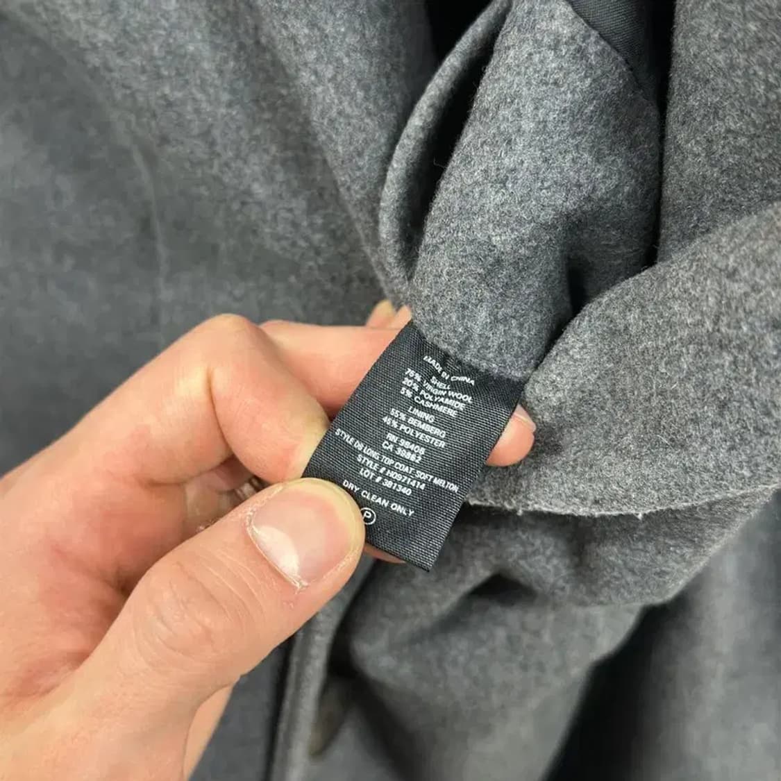 띠어리 울 캐시미어 더블코트 롱코트 95 A05085 상품이미지4