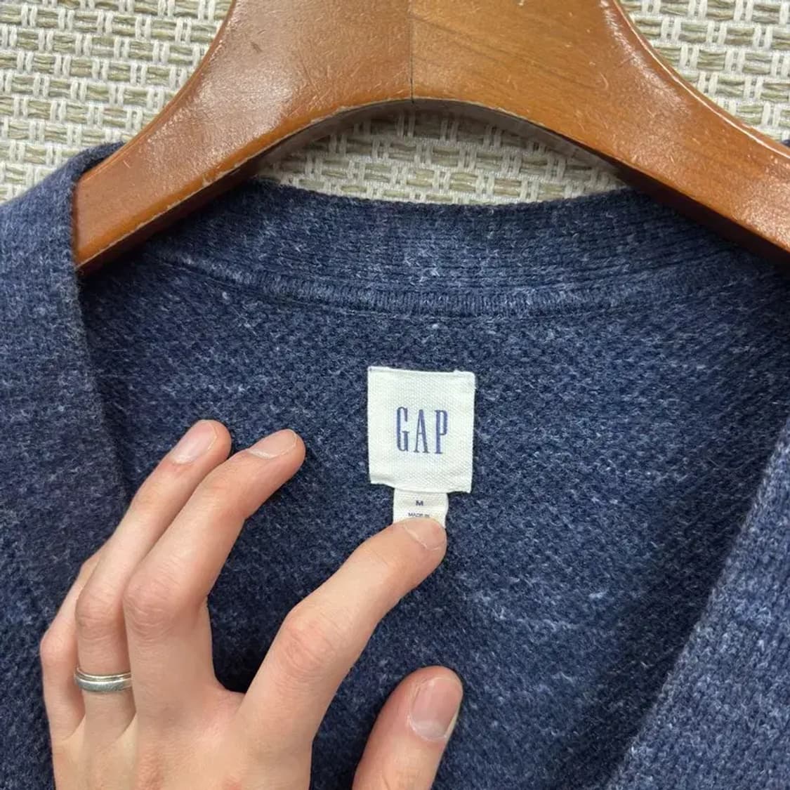 갭 GAP 캐주얼 니트 가디건 M A05114 상품이미지3