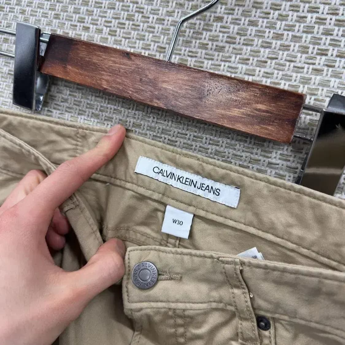 캘빈클라인 캐주얼 남자 면바지 치노바지 30인치 A05116 상품이미지4