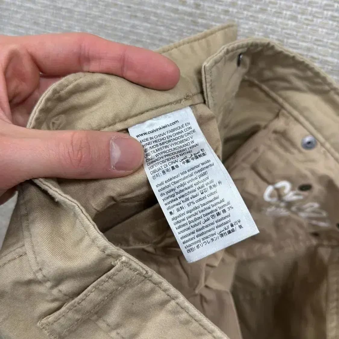 캘빈클라인 캐주얼 남자 면바지 치노바지 30인치 A05116 상품이미지5