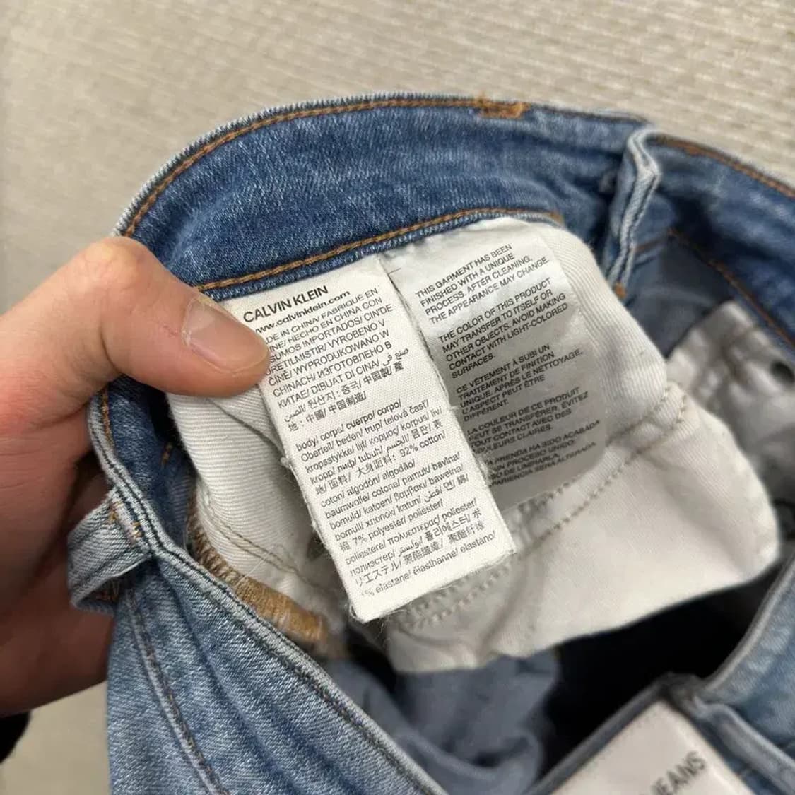 캘빈클라인 캐주얼 청바지 스키니진 데님팬츠 28인치 A05117 상품이미지5