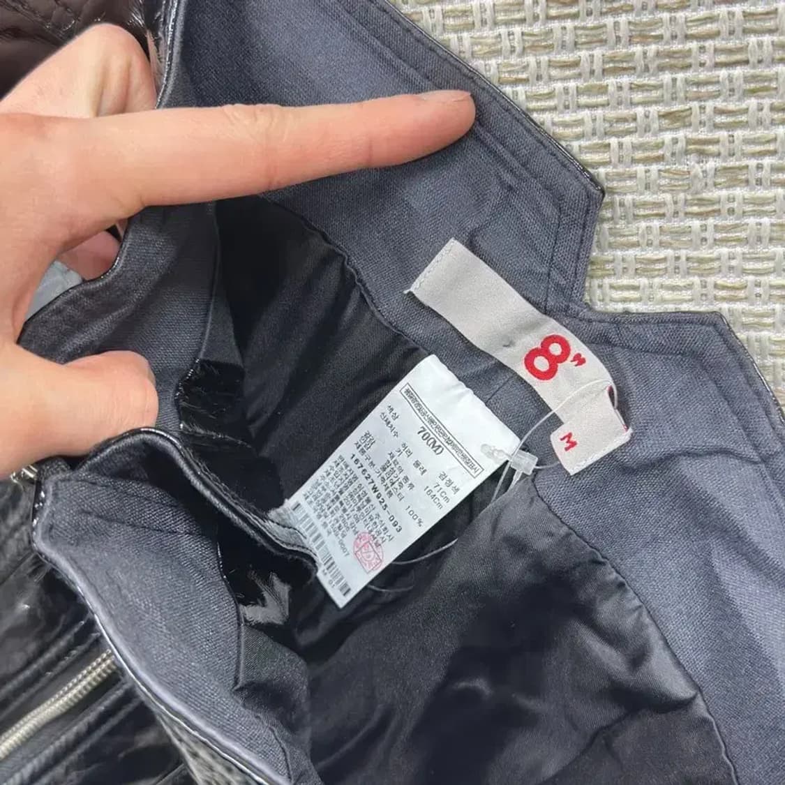 에잇세컨즈 가죽 치마 미니스커트 M A05124 상품이미지3