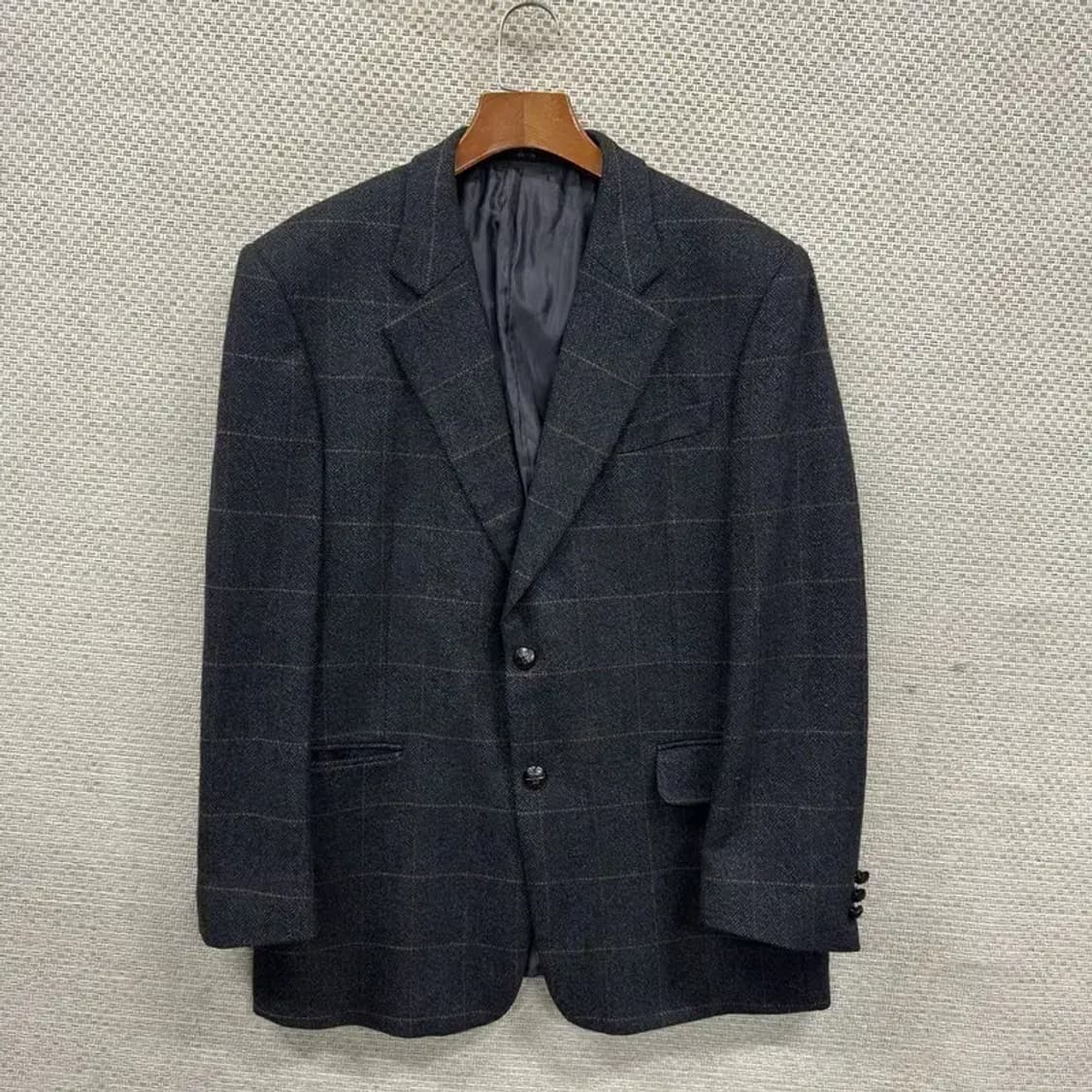 닥스 울 캐시미어 체크 블레이저 자켓 100 A05090 상품이미지1