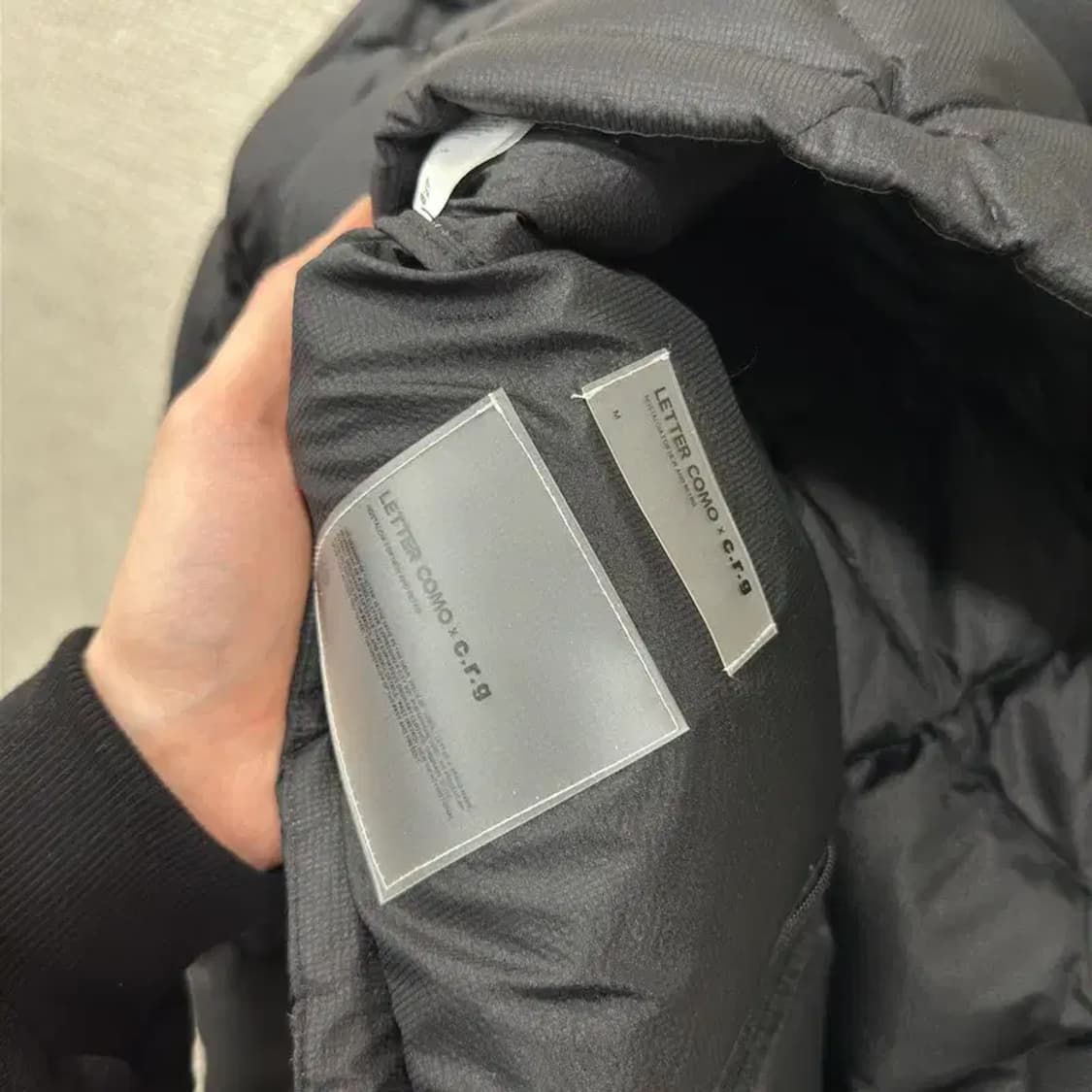 LETTERCOMO 레테르코모 퀄팅패딩 M A05109 상품이미지3