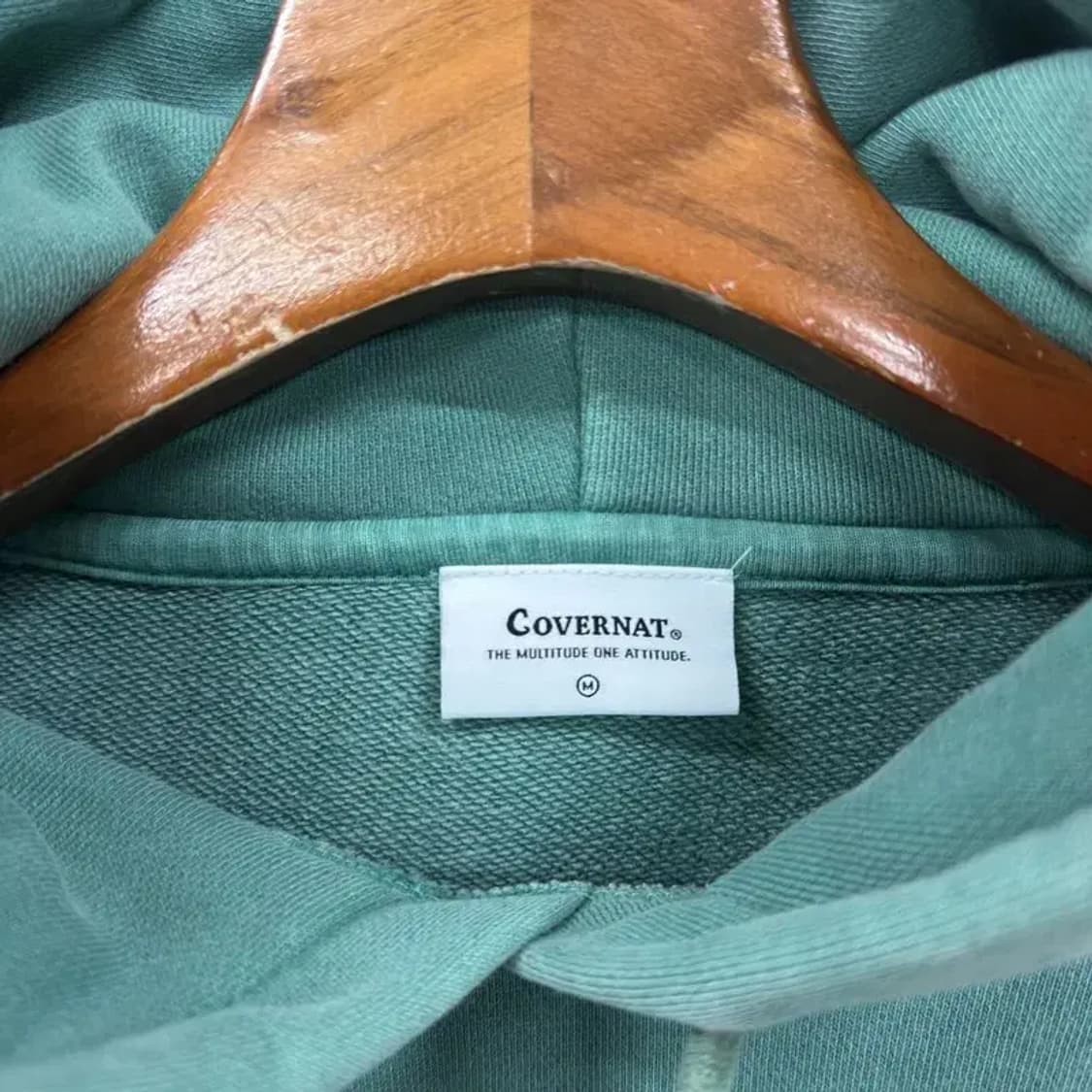 커버낫 피그먼트 오버핏 후드티 M A05098 상품이미지3