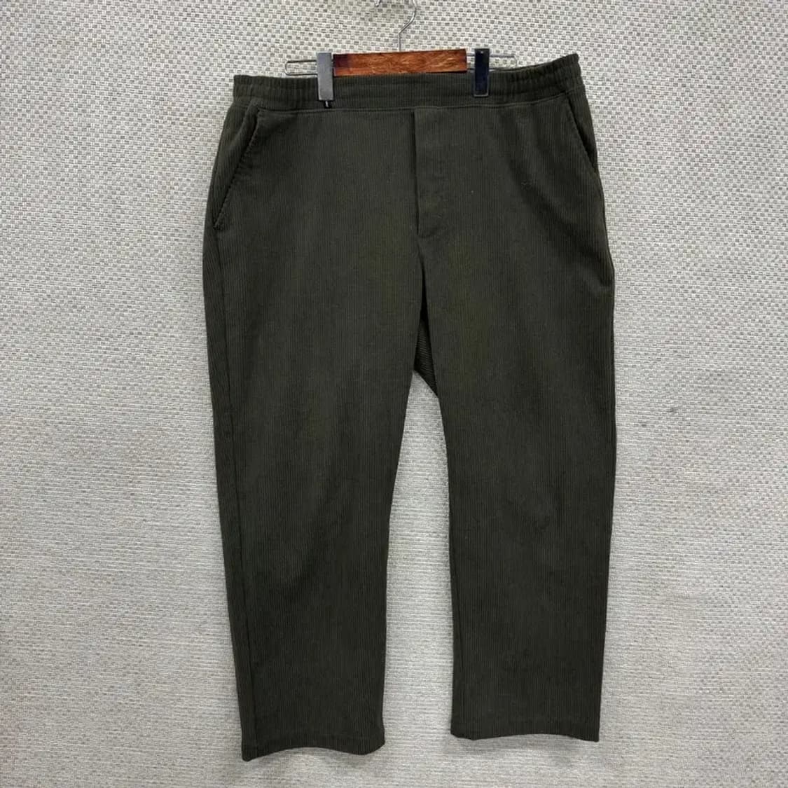 에디바우어 카키 코듀로이 밴딩바지 XXL A05118 상품이미지1