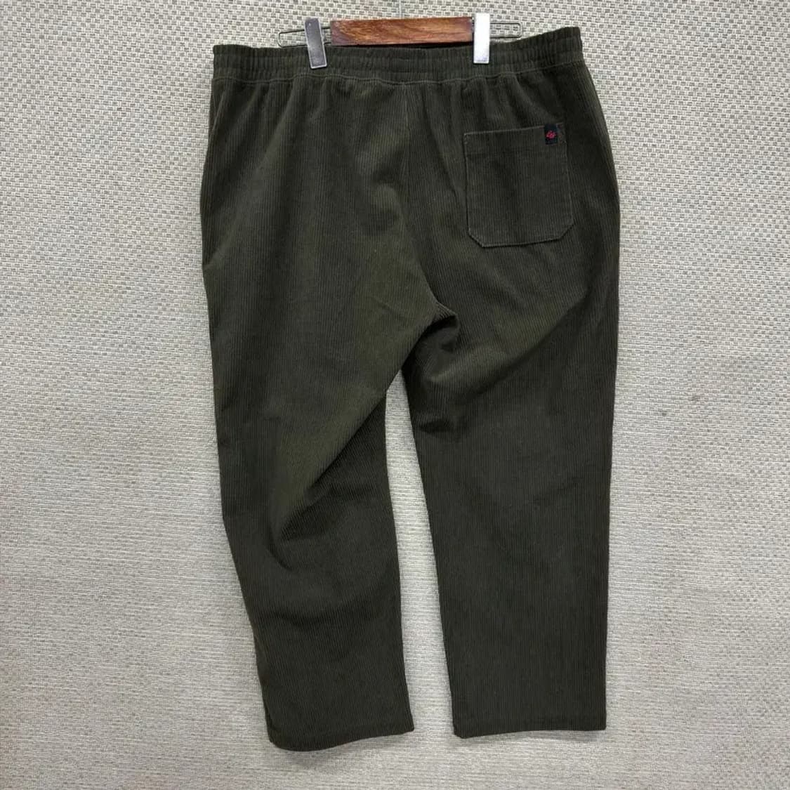 에디바우어 카키 코듀로이 밴딩바지 XXL A05118 상품이미지2