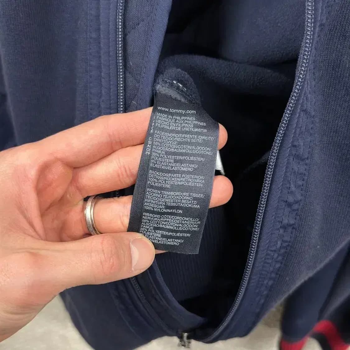 타미힐피거 캐주얼 사이드로고 남자 자켓 L A05113 상품이미지4