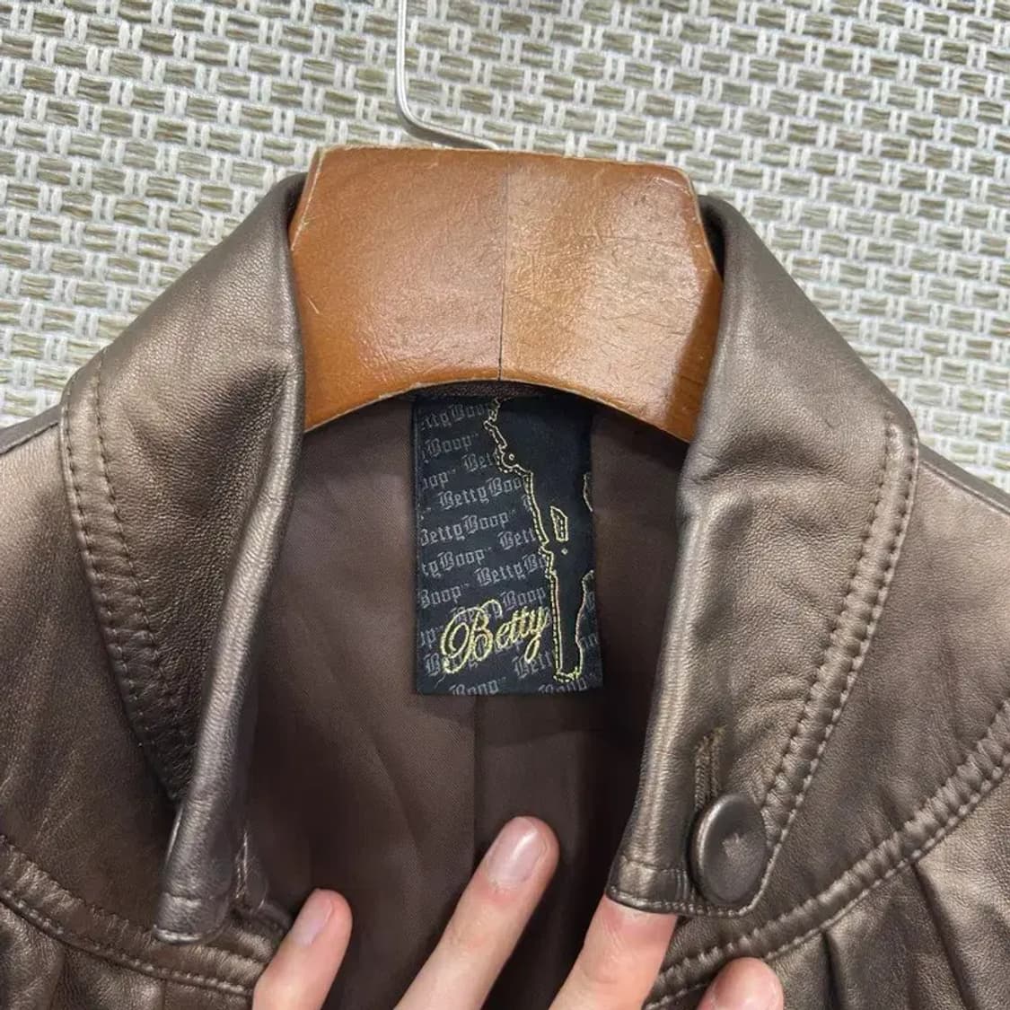 빈티지 베티 양가죽 가죽자켓 블레이저 85 A05108 상품이미지3