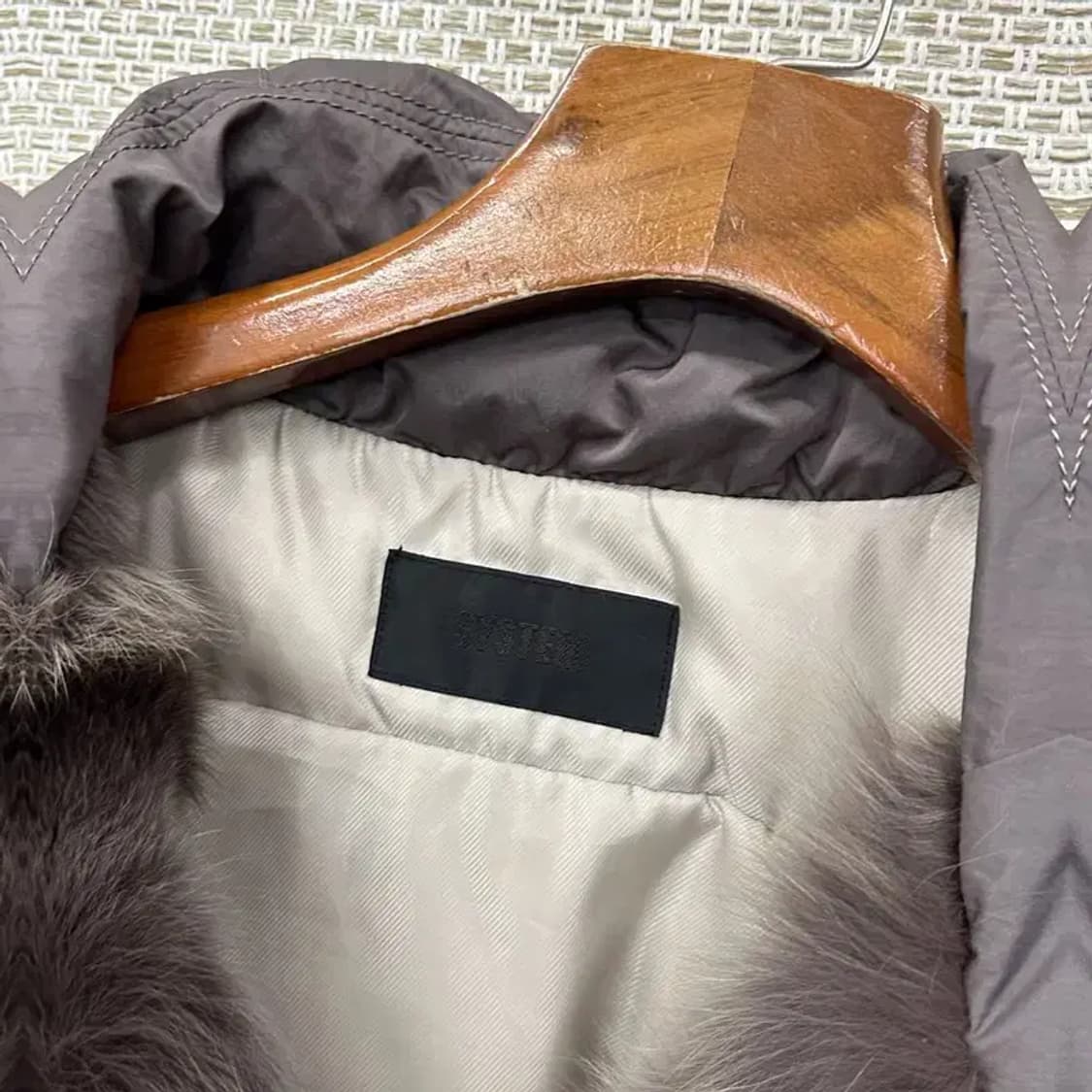 시스템 한섬 캐주얼 오리털 덕다운 롱 패딩 자켓 82 A05167 상품이미지3