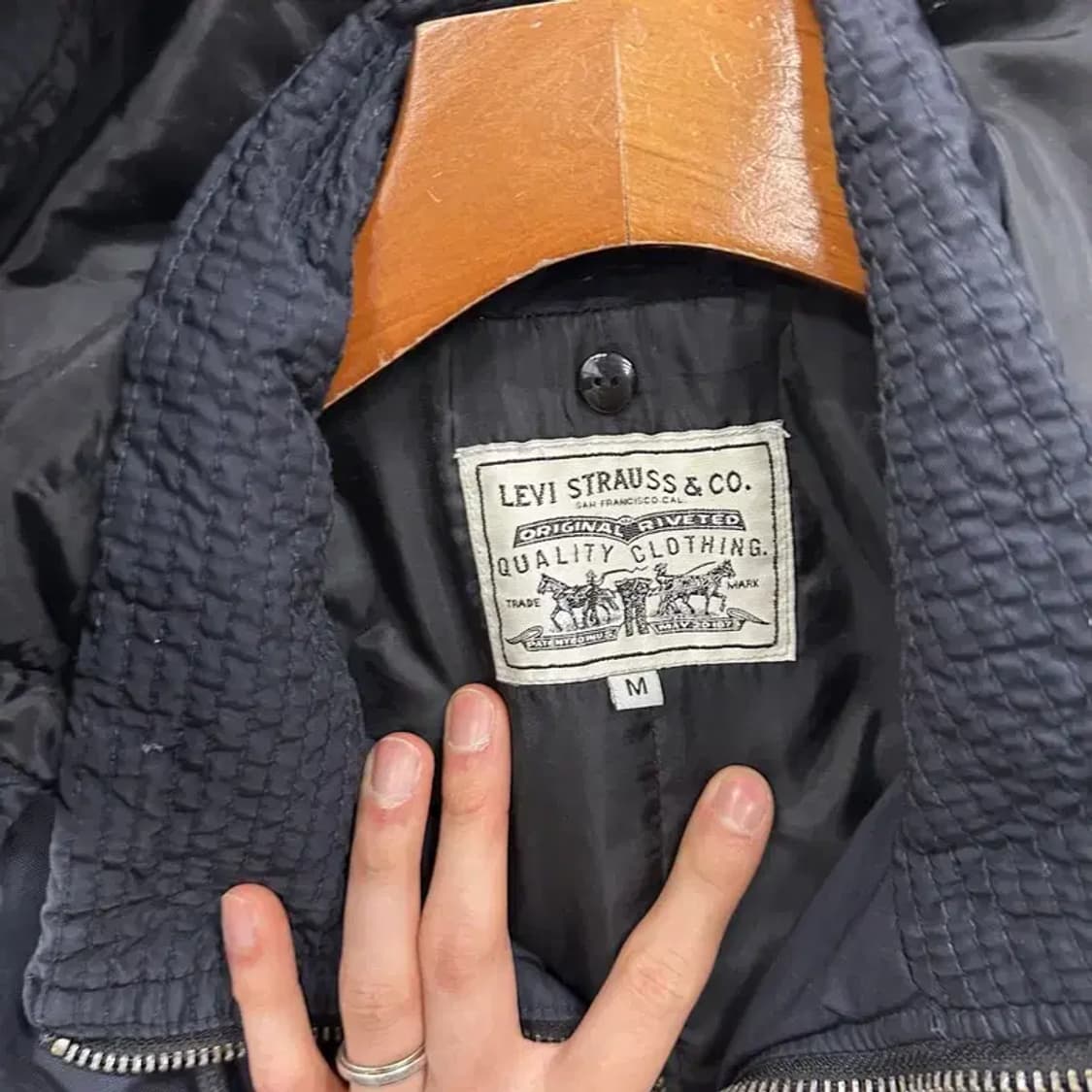 리바이스 캐주얼 롱 바람막이 야상 자켓 M A05174 상품이미지3