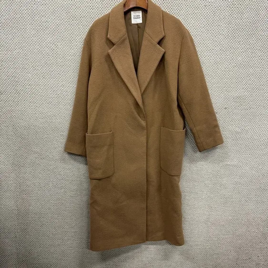 스튜디오톰보이 캐주얼 울 앙고라 롱 코트 자켓 80 A05176 상품이미지1