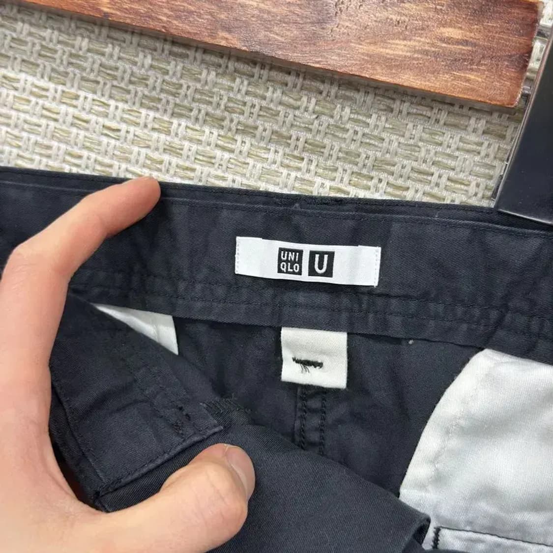 유니클로 U 르메르 빅사이즈 치노팬츠 코튼 면바지 105 A05195 상품이미지3