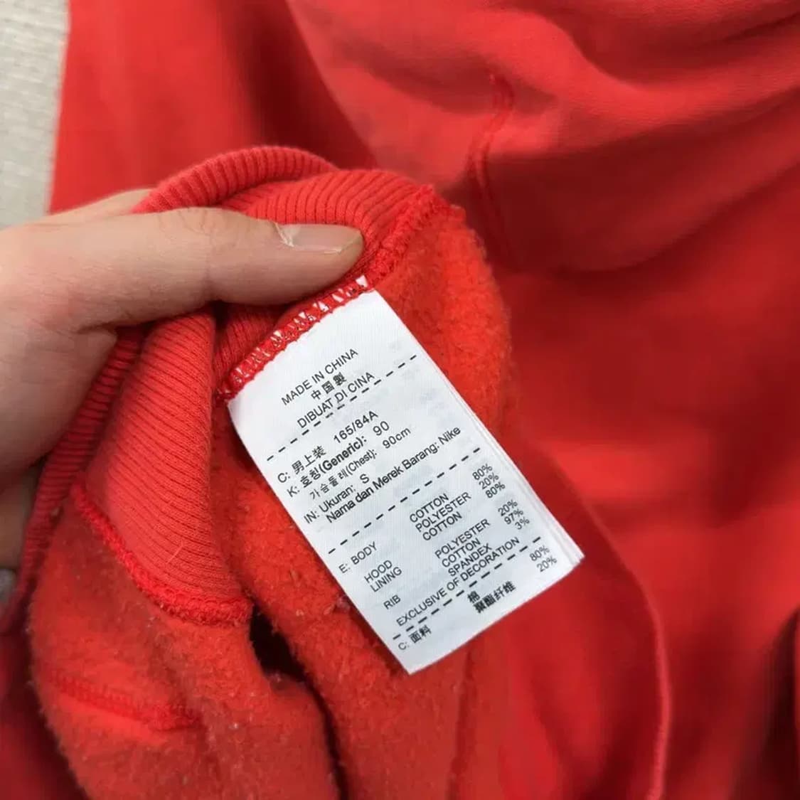 나이키 캐주얼 자수로고 약기모 후드티 S A05193 상품이미지4