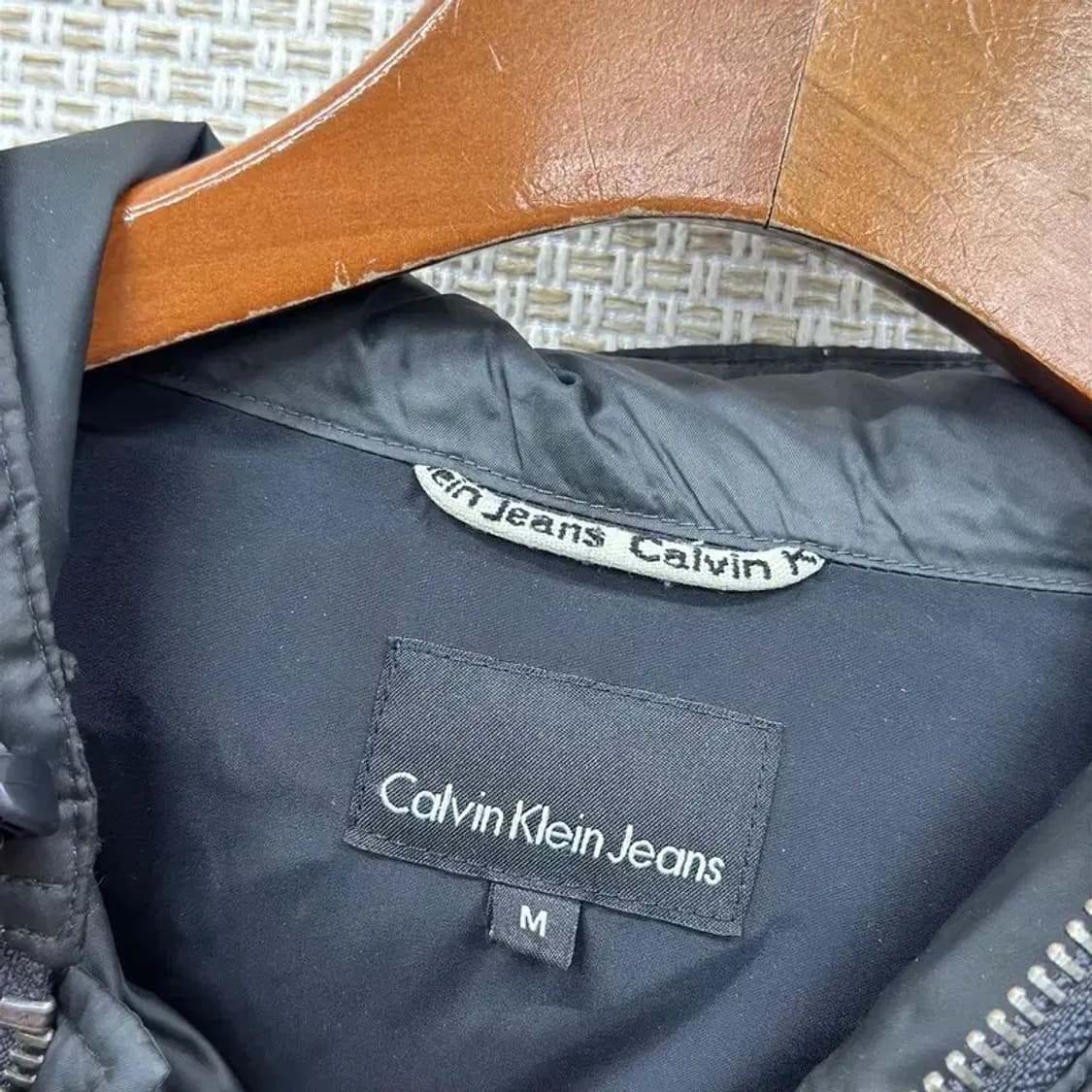 캘빈클라인 캐주얼 오리털 덕다운 롱 패딩 점퍼 M A05180 상품이미지3