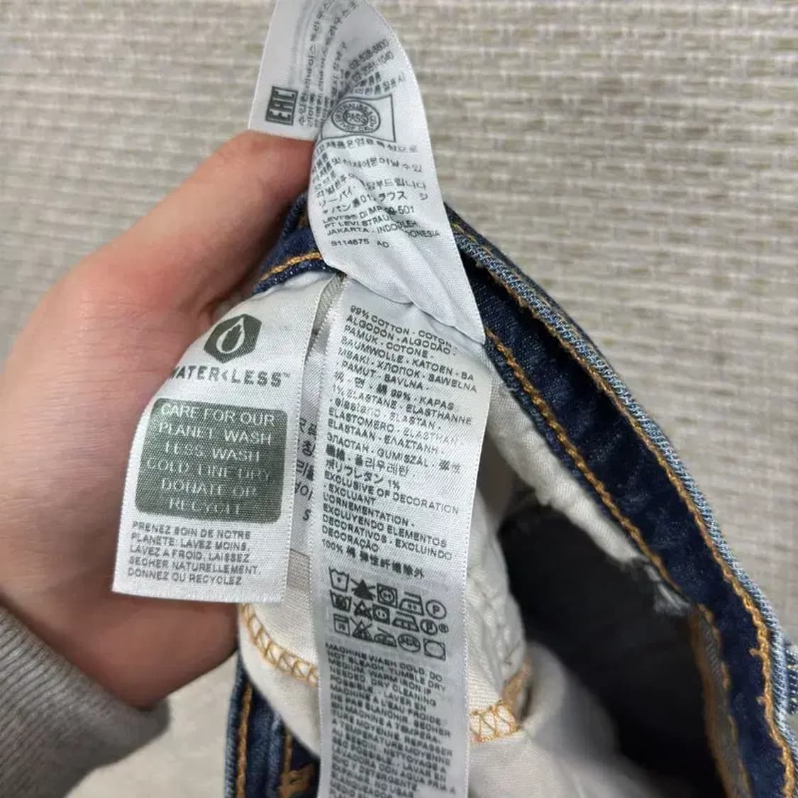 리바이스 502 캐주얼 데님 청바지 32인치 A05201 상품이미지4